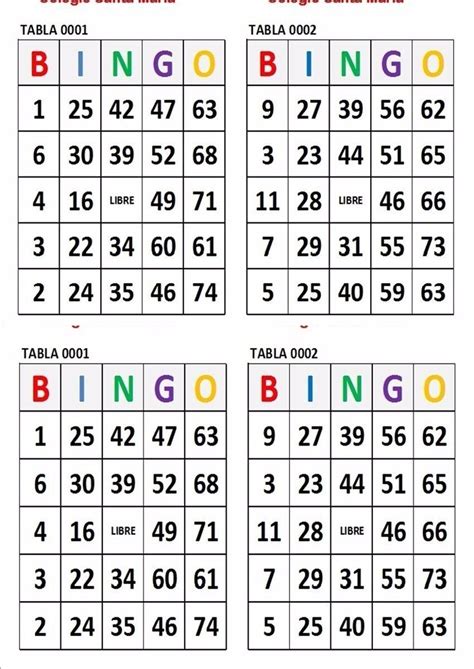 jogos de bingo para imprimir